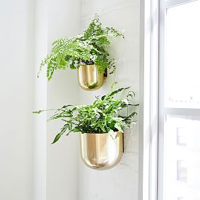 west elm x pbdorm Metal Wallscape Planters