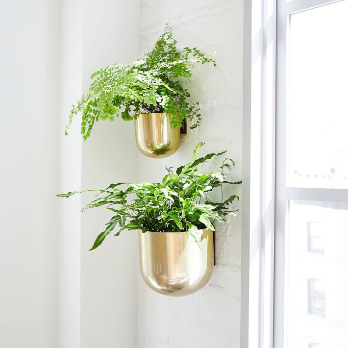 west elm x pbdorm Metal Wallscape Planters