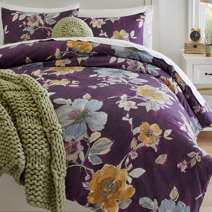 Dark Garden Duvet Cover