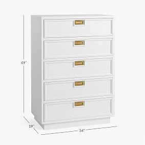 Kenan 5-Drawer Tall Dresser