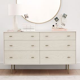 west elm x pbt Modernist 6-Drawer Wide Dresser (56w x 19d&quot;)