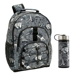 <em>Star Wars</em>&#8482; Iconic Starship Backpack & Slim Water Bottle Bundle