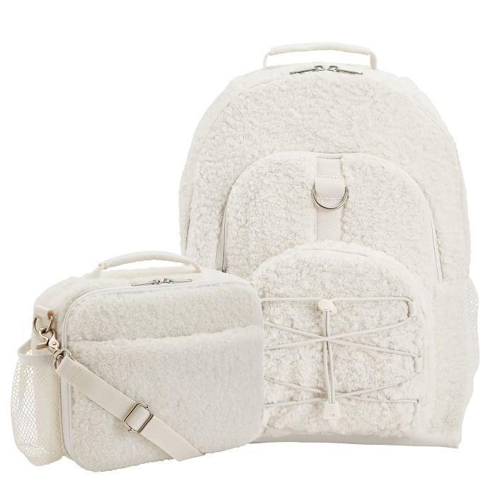 Sherpa White Backpack &amp; Cold Pack Lunch Bundle