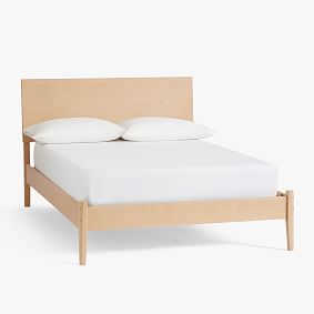 Keaton Platform Bed, Double, Natural