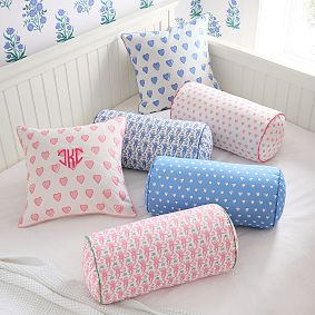 Roller Rabbit Heart Pillow Cover