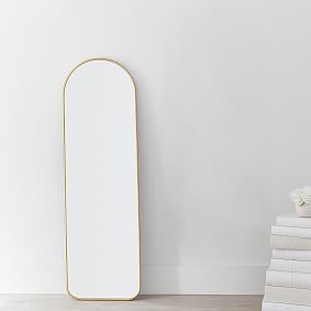 Metal Framed Double Length Mirror (18&quot;x60&quot;)