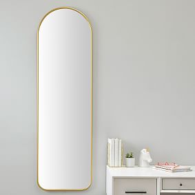 Metal Framed Double Length Mirror (18&quot;x60&quot;)