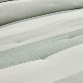 Plant Dyed Rugby Stripe Comforter