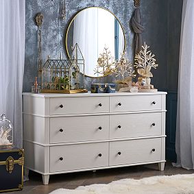 Briar 6-Drawer Wide Dresser (56w x 19d&quot;)