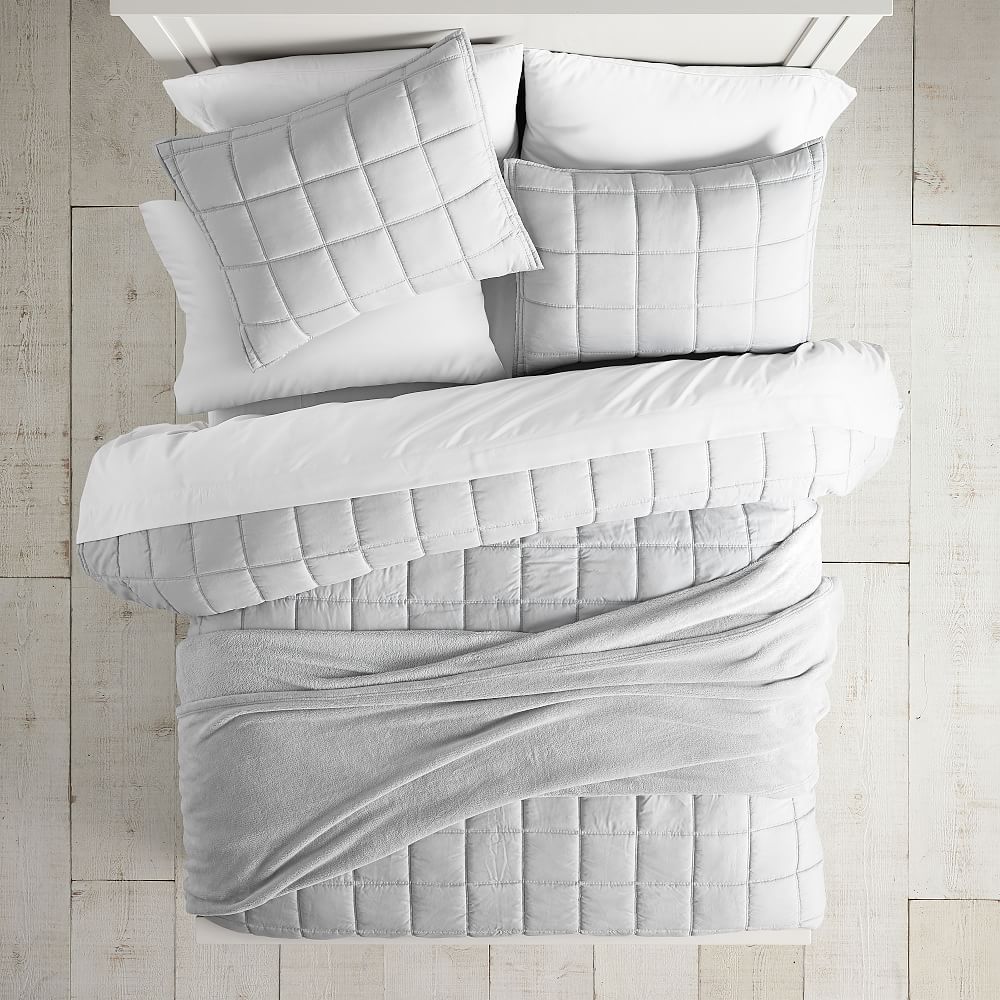 Gray Super Soft Microfiber Comforter &amp; Sham - Get The Look