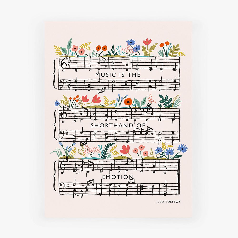 Rifle Paper Co. Tolstoy Quote Print