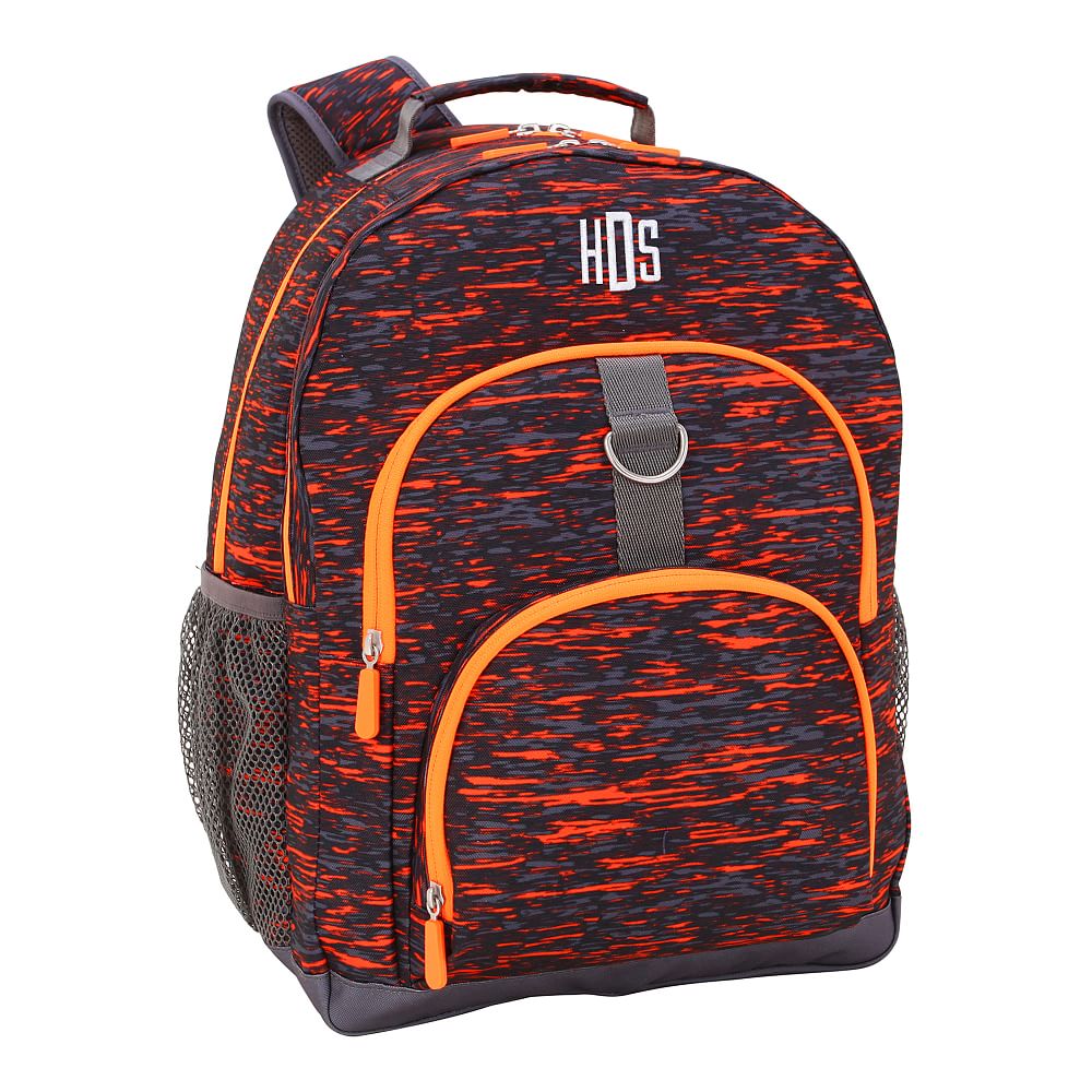 Gear-Up Static Neon Orange  Backpack