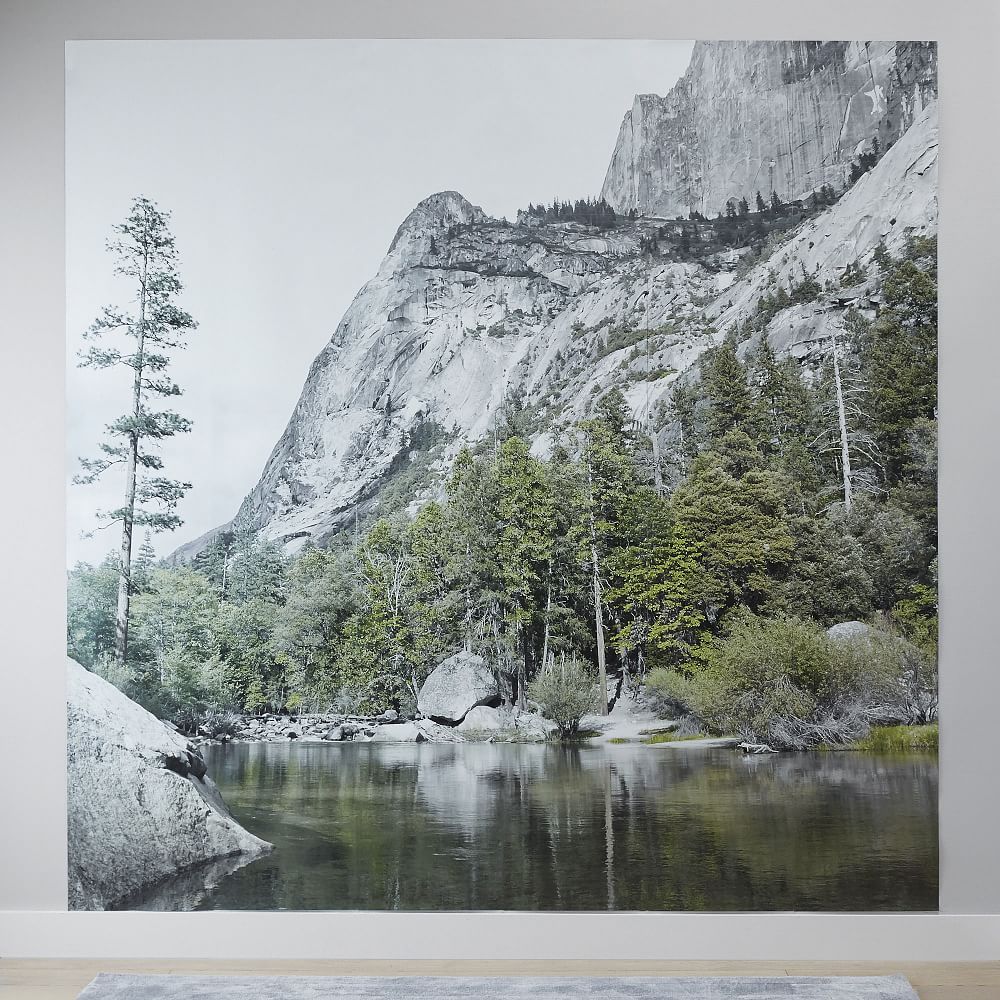 Open Box:  Mountain Scape Mural Wallpaper