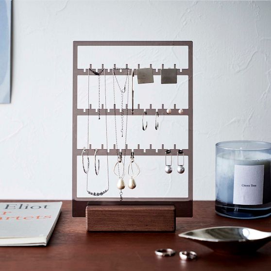 Alphabet Earring Holder Jewelry Storage Pottery Barn Teen