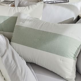 Plant Dyed Rugby Stripe Comforter