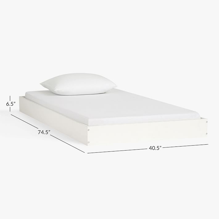 Universal Trundle Single Simply White