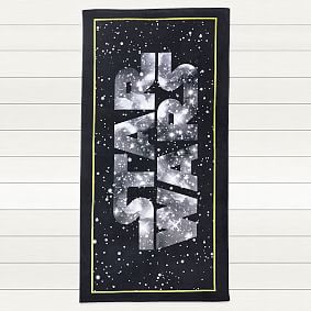 <em>Star Wars</em>&#8482; Galaxy Logo Beach Towel