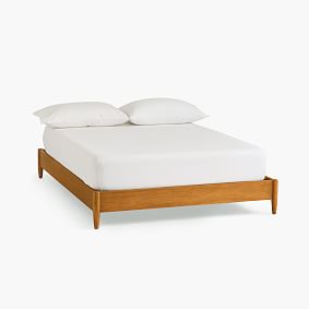 west elm x pbt Mid-Century Platform Bed, Double, Acorn