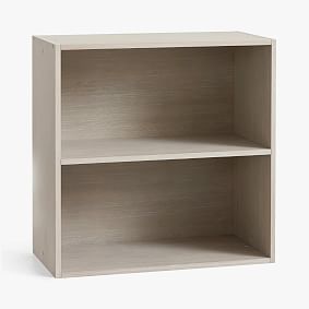 Stack Me Up 2-Shelf Bookcase, Brushed Fog