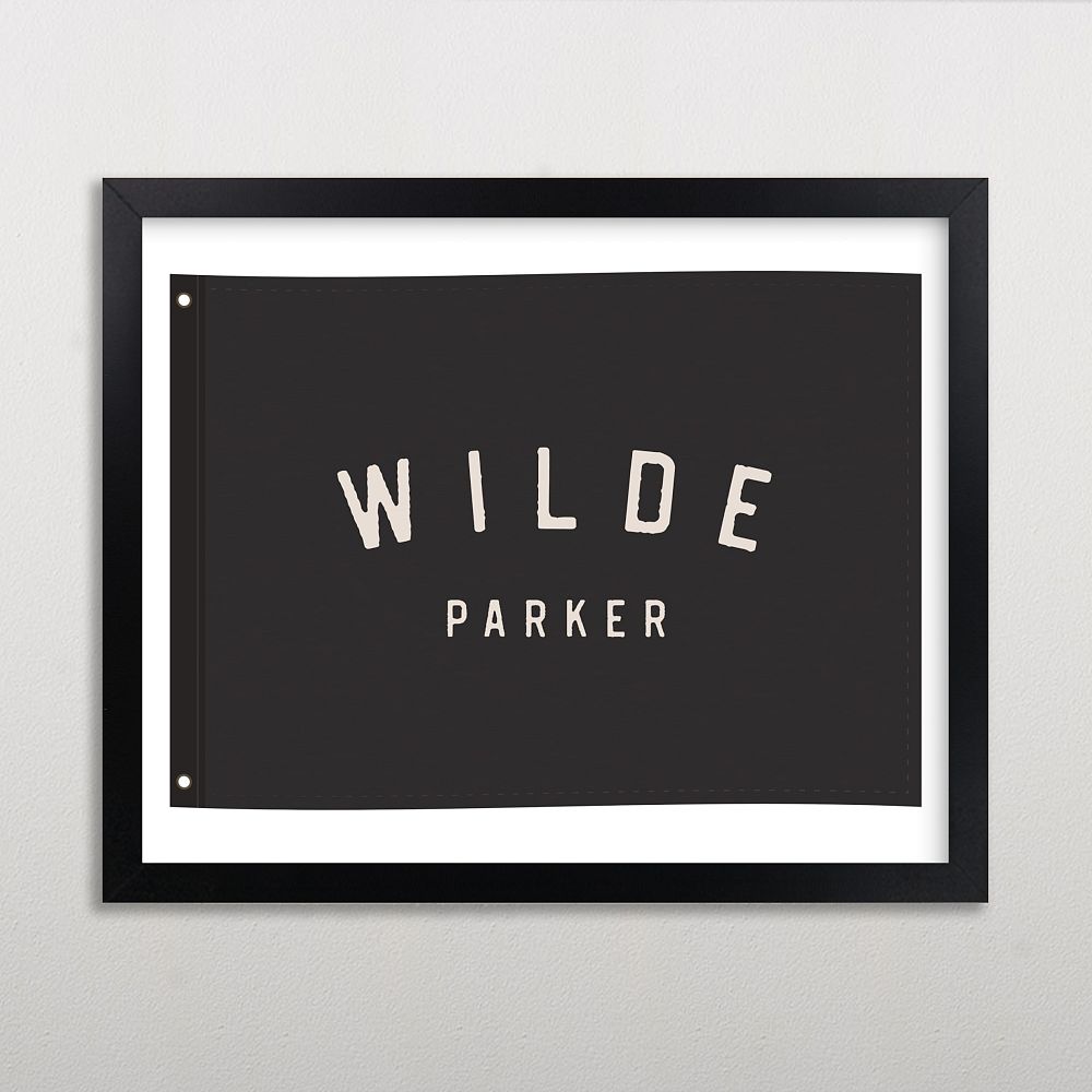Minted&#174; Name Flag Framed Wall Art