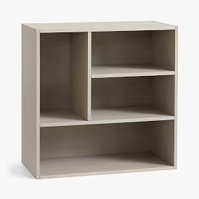 Stack Me Up Mixed Shelf Bookcase, Brushed Fog