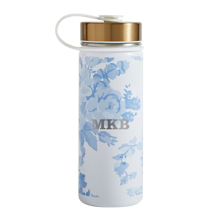 LoveShackFancy Garden Party Slim Damask Water Bottle