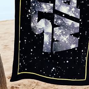 <em>Star Wars</em>&#8482; Galaxy Logo Beach Towel