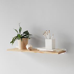 White Modern Wall Shelves (24&quot;-36&quot;)