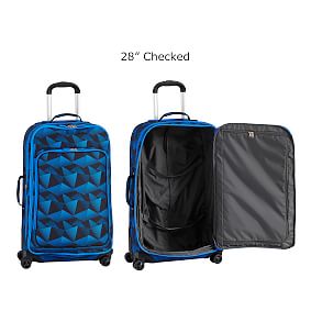 Jet-Set Black/Blue Apex 2-piece Spinner Luggage Set