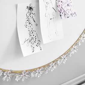 Monique Lhuillier Crystal Flowers Pinboard