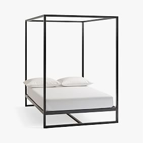 Park Canopy Bed &amp; Mattress Set