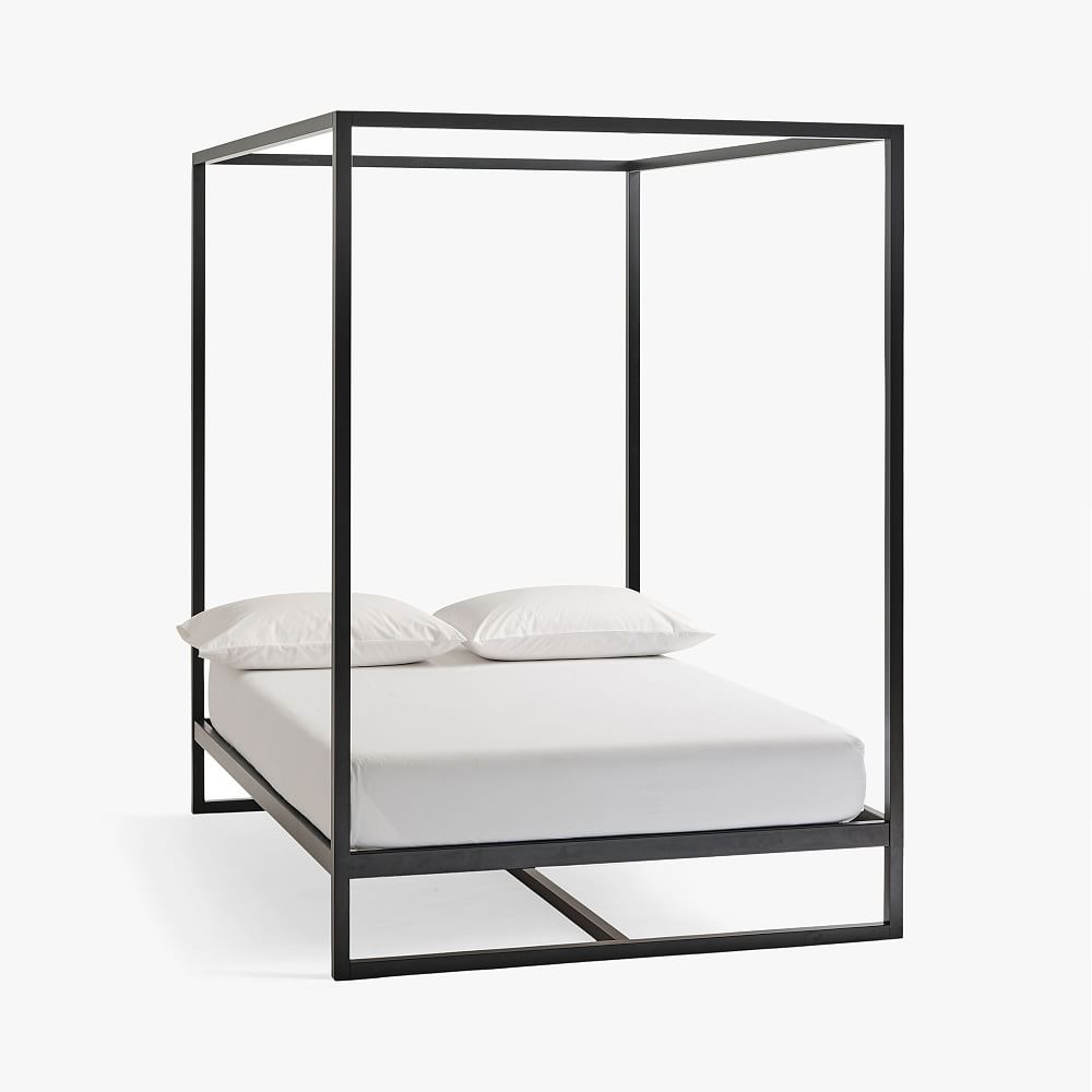 Park Canopy Bed &amp; Mattress Set
