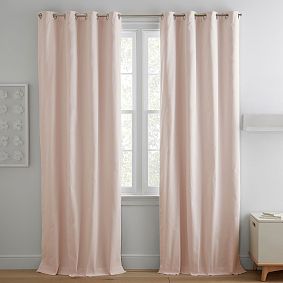 Quincy Cotton Canvas Blackout Grommet Curtain