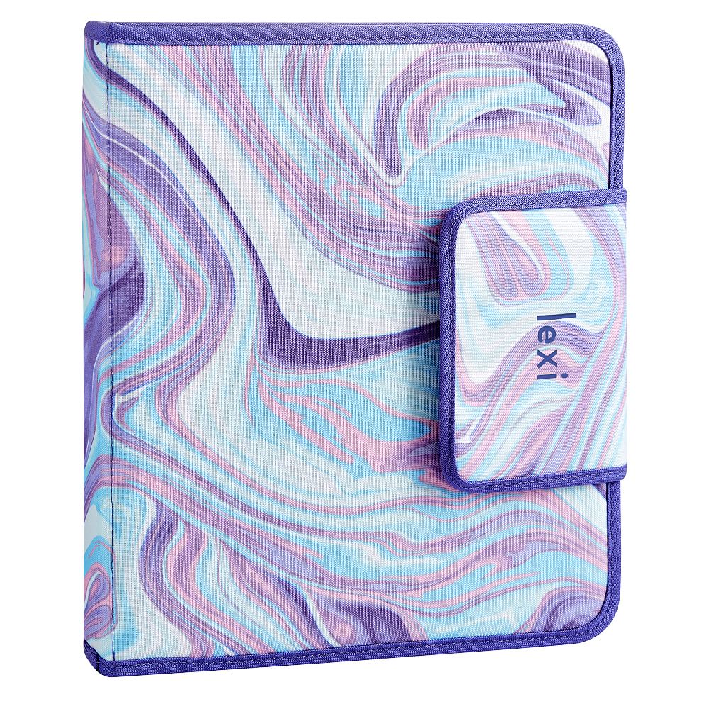 Gear-Up Pink/Purple Marble  Homework Folder