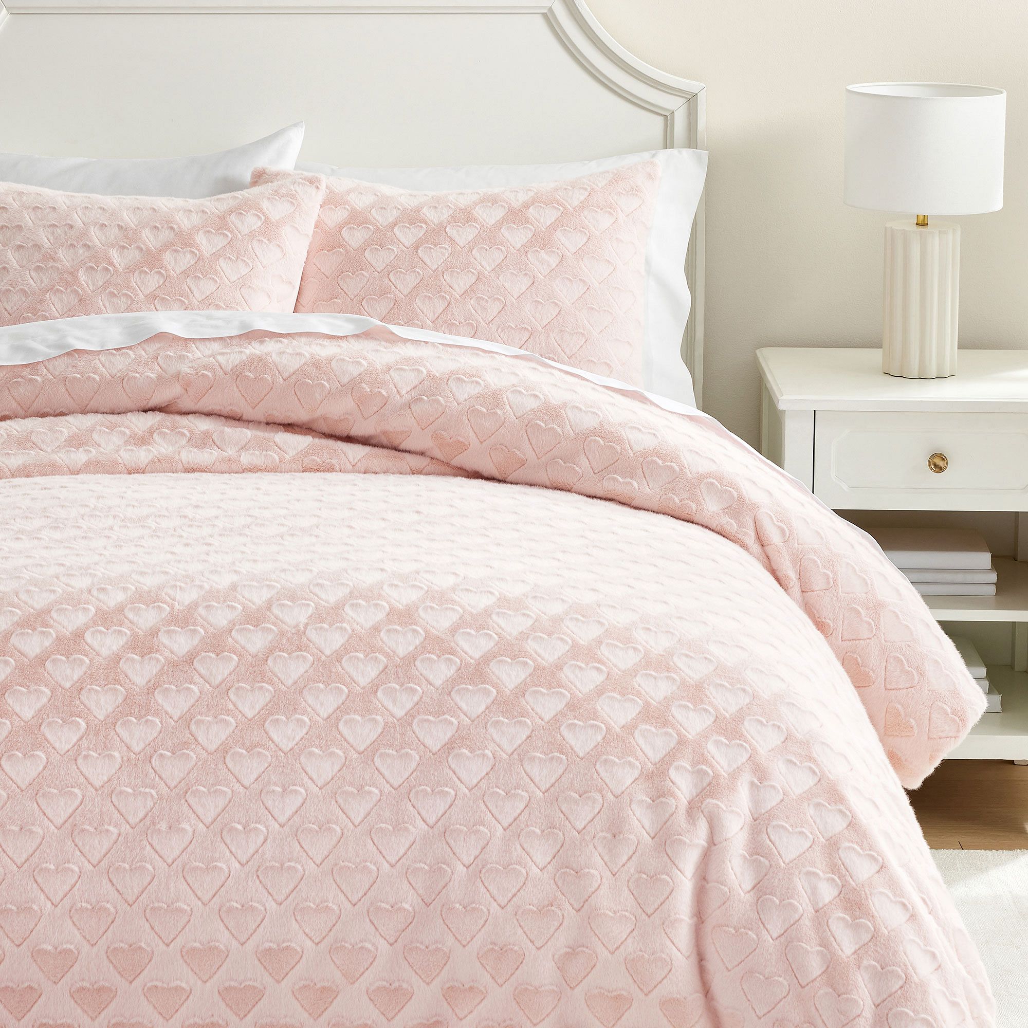 Sweet Heart Duvet, Double/queen, Blush