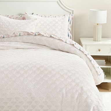 Sweet Heart Duvet, Single/Single XL, Ivory