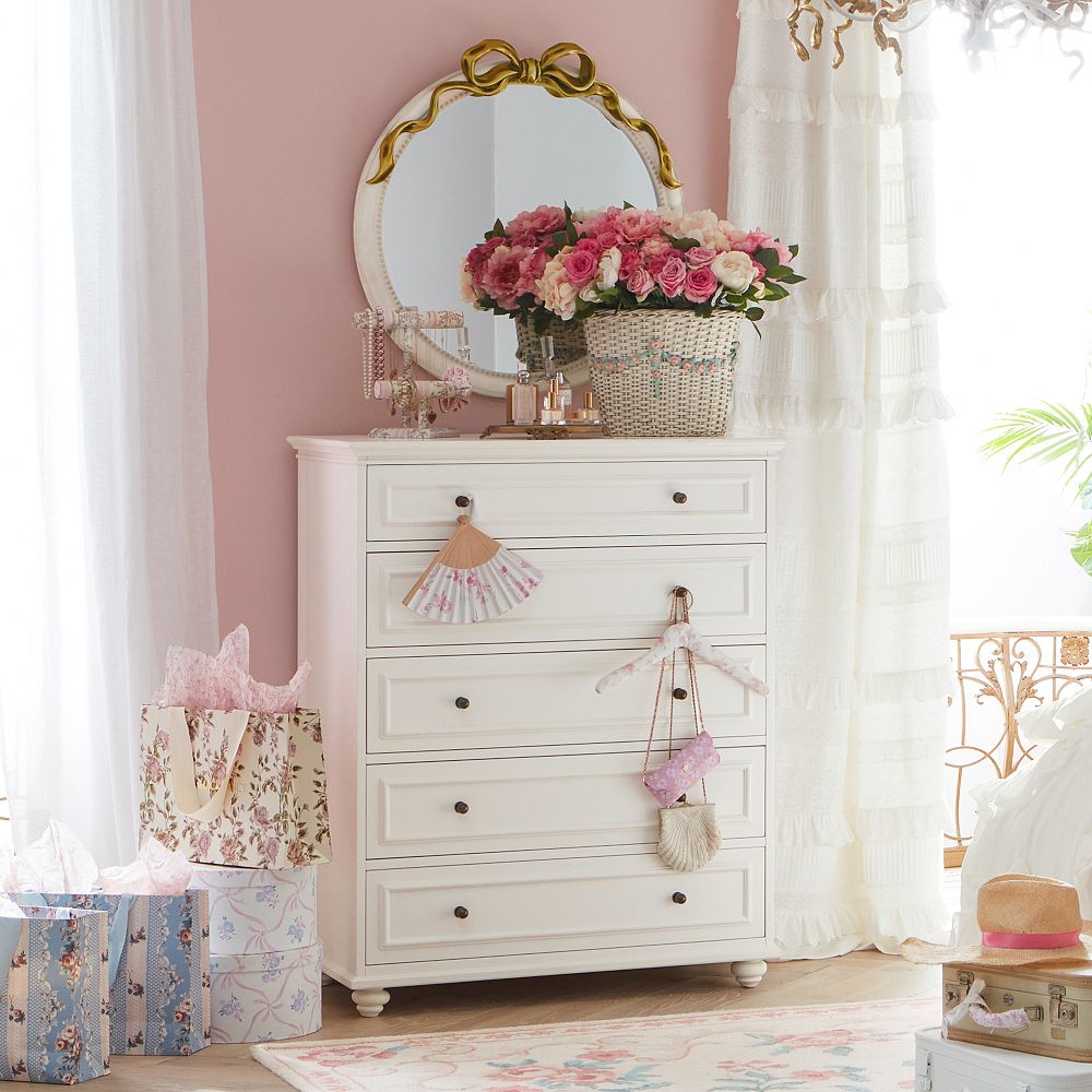 Chelsea 5-Drawer Tall Dresser (38.5w x 22.5d&quot;)