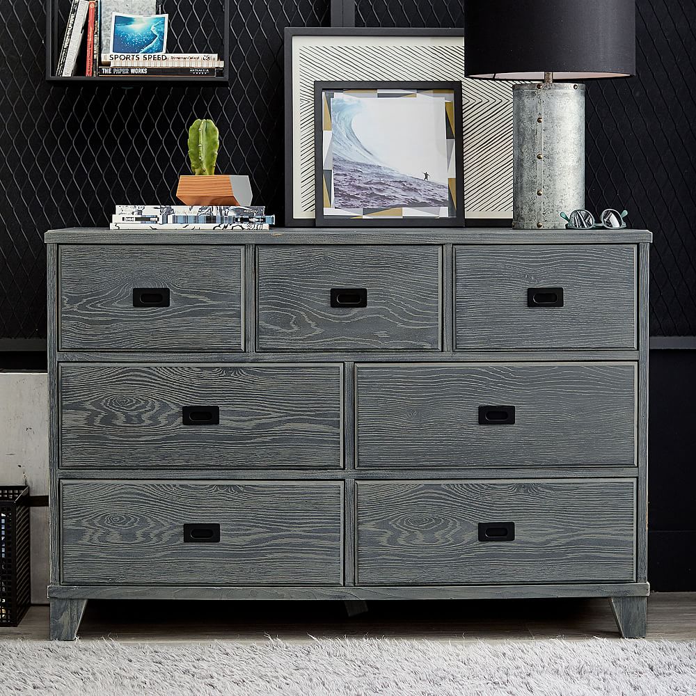 Findley 7-Drawer Wide Dresser (48.5w x 21d&quot;)