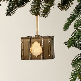 Harry Potter&#8482; Light-Up Hogwarts&#8482; Crest Suitcase Ornament