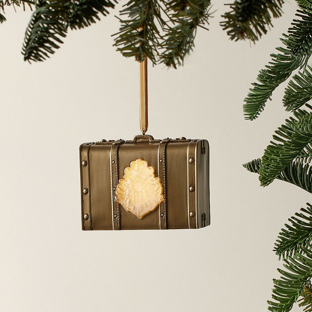 Harry Potter&#8482; Light-Up Hogwarts&#8482; Crest Suitcase Ornament
