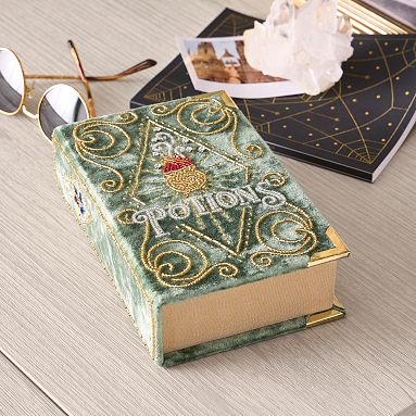 Harry Potter&#8482; Potions Book Velvet Jewellery Box