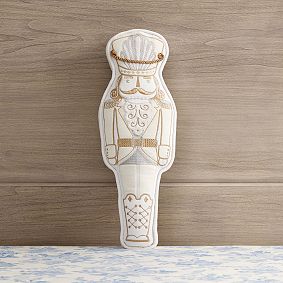 LoveShackFancy Nutcracker Shaped Pillow