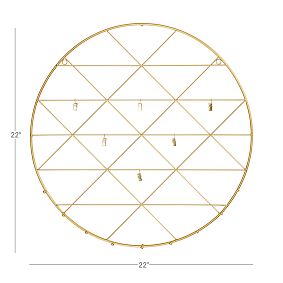 Round Metal Photo Grid