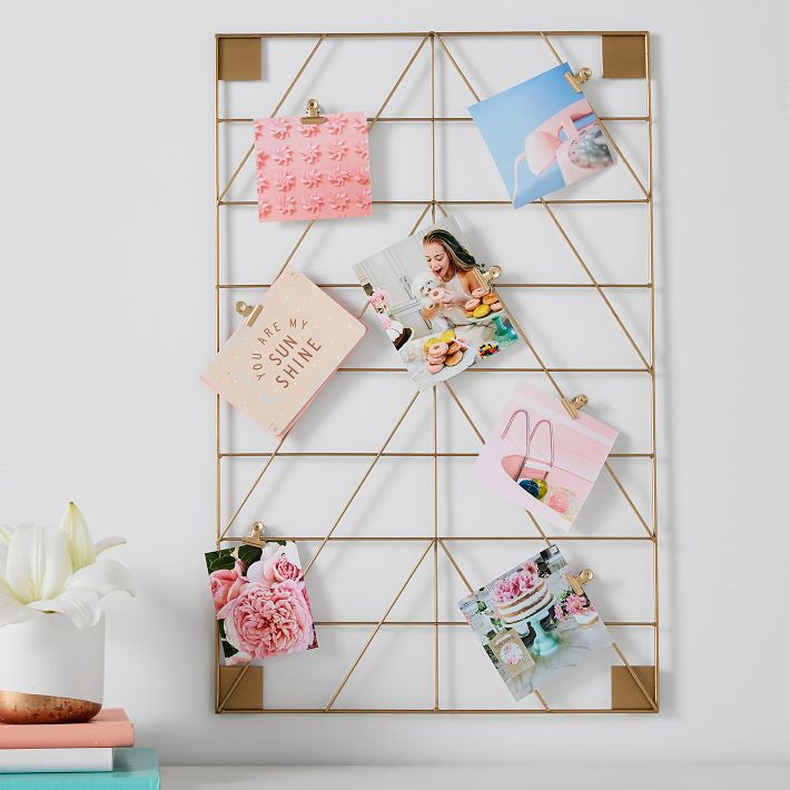 No Nails Metallic Photo Holder, Rectangle