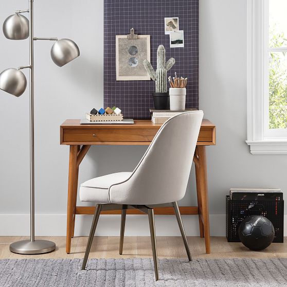 Pottery barn mid century desk discount