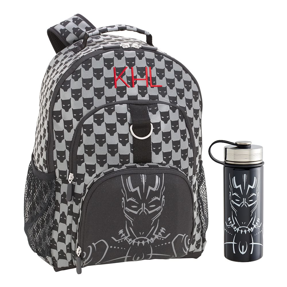 Gear-Up <em>Black Panther</em>  Backpack & Water Bottle Bundle, Set of 2