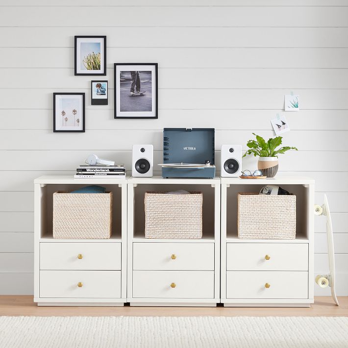Keaton 2-Drawer Bookcase, Set of 3 (66&quot;)