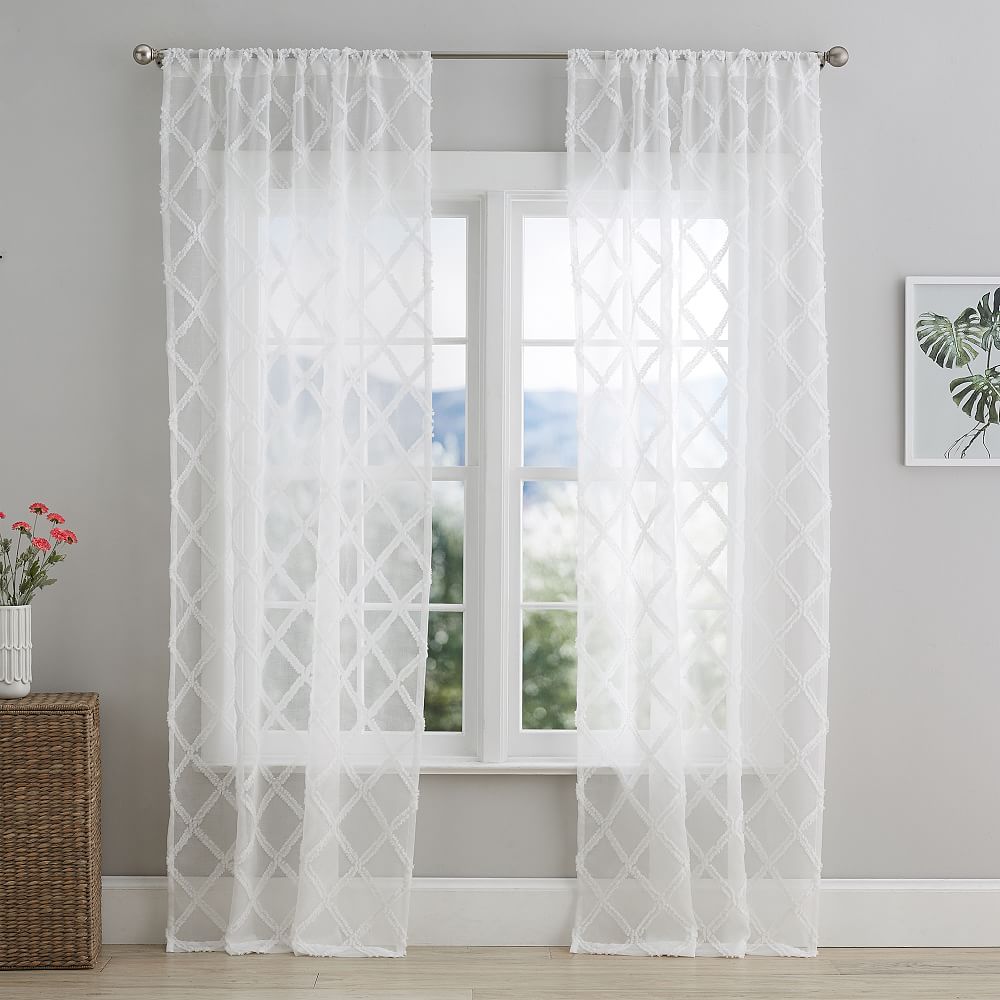 Diamond Sheer Curtain