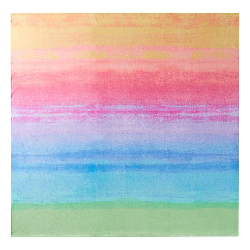 Rainbow Ombre Double Wide Beach Towel