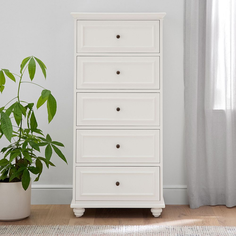 Chelsea 5-Drawer Tower Dresser (26w x 18d&quot;)